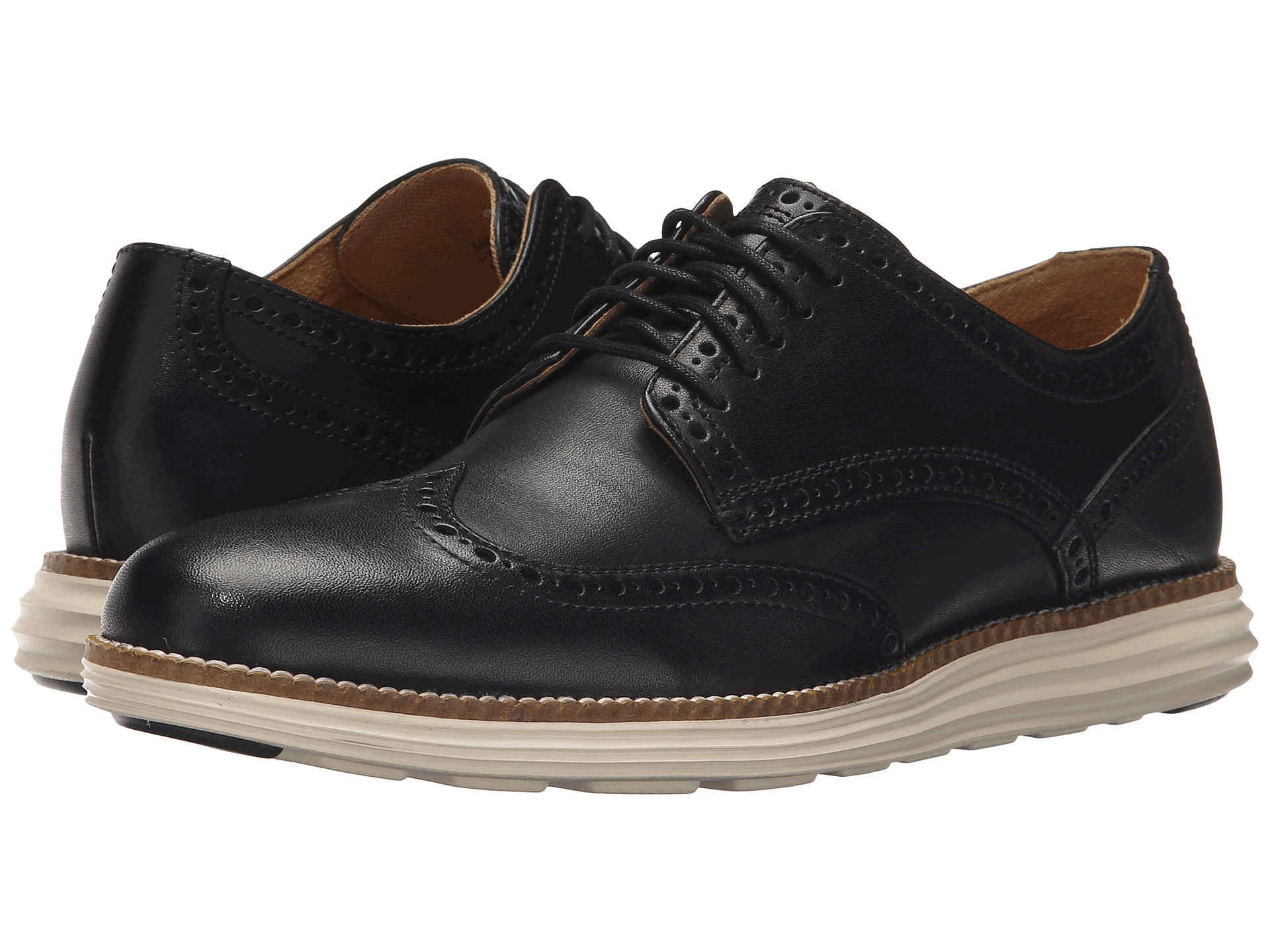 Cole Haan Original Grand Wingtip In Black For Men Lyst 5119